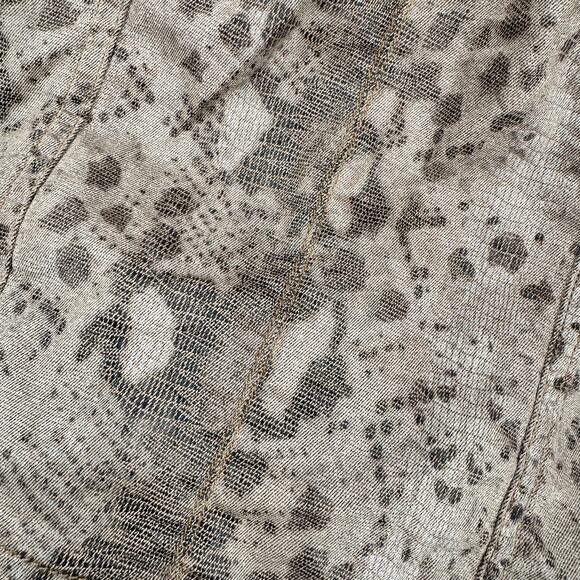 GUESS Bodycon Dress Womens XS Brown Rio Snake Print 40th Anniversary Edition NEW - Picture 11 of 12